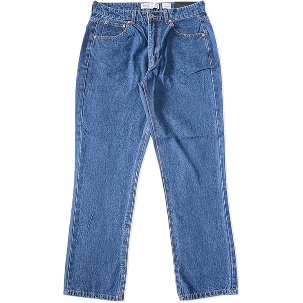 デニム・ジーパン STONE WASHED DENIM FLARE JEANS Stone Wash Straight Denim | PIEAL