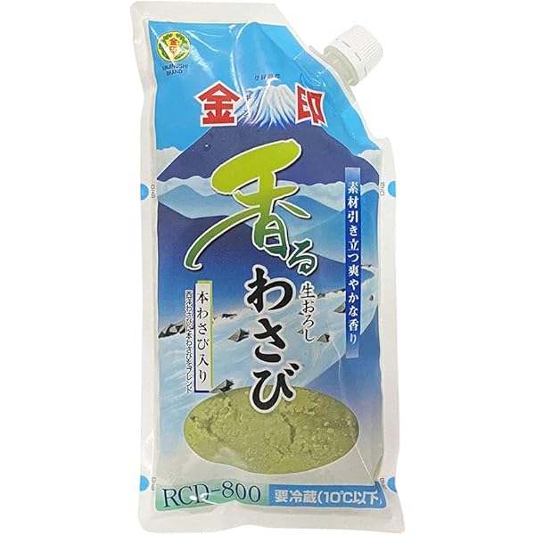 【わさび様】専用ページ Amazon | 金印 香る 生おろしわさび 800g | 金印 | わさび 通販