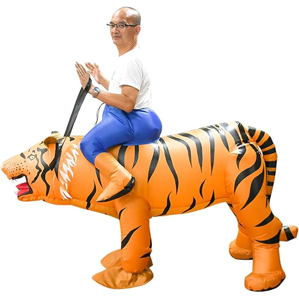 Amazon.co.jp: [Boono] 面白着ぐるみ ハロウィン コスプレ トラ