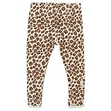 CHILD CHAMP(チャイルド チャンプ) スラブストレッチ天竺長丈レギンス 95cm /ヒョウ柄ブラウン NO.C-86143304