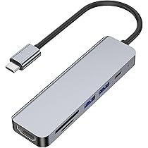 Amazon | USB-C ハブ 6-in-1「4K HDMI映像出力＋PD 100W 急速充電