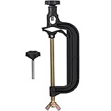 髙儀(Takagi) EARTH MAN 投光器用クランプ FLP-1A ブラック 全長230mm 口開き幅100mm