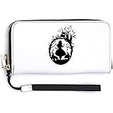 Amazon Axes Femme アクシーズファム ディズニー コラボ 不思議の国のアリス シルエット 長財布 ワイン ノーブランド品 財布