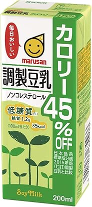 マルサン 調製豆乳 カロリー45%オフ 200ml×24本