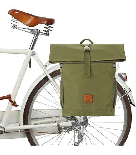 Amazon.co.jp: TOURBON 自転車 パニアバッグ デイジー柄 2WAY トート