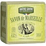 Maitre Savon de Marseille(メートル・サボン・ド・マルセイユ) サボン・ド・マルセイユ オリーブ 300g 石鹸 300グラム (x 1)