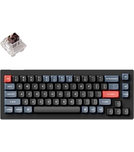 Amazon.co.jp: Keychron V2 有線カスタムメカニカルキーボード 65