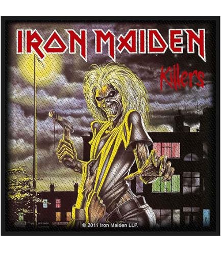 Amazon.co.jp: Iron Maiden The Trooper パッチ シングルカバー アート