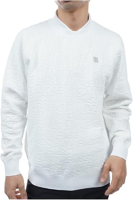 St ANDREWS白ニット裏地付きL