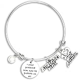 Kivosliviz Military Mom Bracelet I Once Protected Him Now He Protects Us All Mom Gifts for Army Mom Air Force Mom