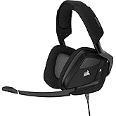 Corsair VOID ELITE RGB USB Gaming Headset (7.1 Surround Sound, Optimised Omnidirection Microphone, Customisable RGB Lighting,