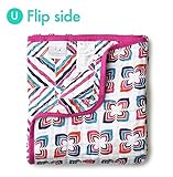 aden + anais (エイデンアンドアネイ) ブランケット 厚手 おくるみ 出産祝い DREAM BLANKET 【並行輸入品】 U Flip side