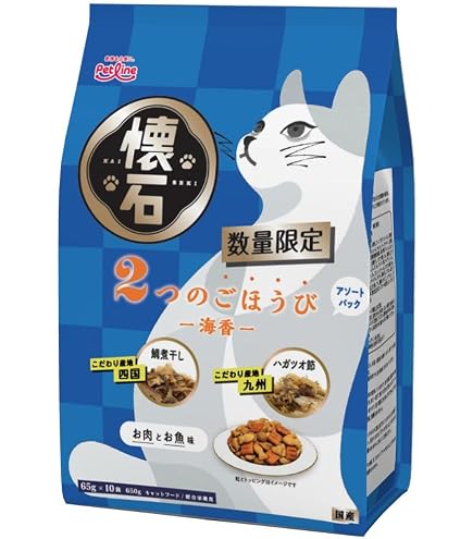 Amazon | 【ペットライン 懐石2つのごほうび ささみ添えペア 650g(65g