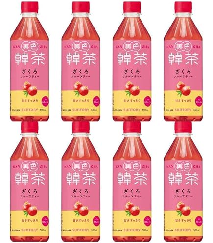 Amazon.co.jp: 【まとめ買い】美色韓茶 韓国ブレンドティー 500ml×4本