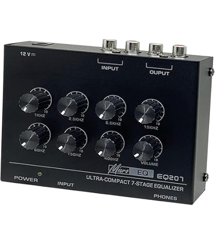 Amazon.co.jp: STARTIST EQ207 7バンドイコライザーオーディオ