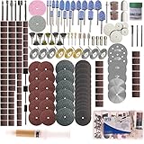 SPTA ロータリーツールアクセサリーセット付きボックス サンディング/グラインディングセット 為に 1/8"（3mm）シャンク Dremel (ドレメル）Proxxon ロータリーツール--サンディ