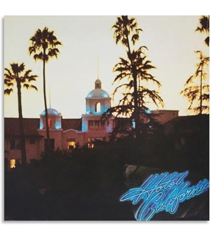 ★EAGLES Hotel California ホテルカリフォルニア ポスター The EAGLES Hotel California BANNER HUGE 4X4 Ft Fabric Poster