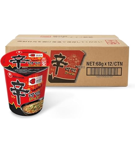 Amazon.co.jp: 韓国 ラーメン 人気 NO.1! 【農心 辛ラーメン】☆ 韓国