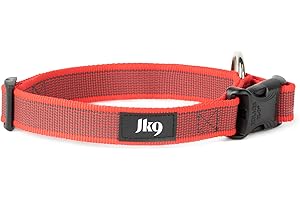 Color & Gray Collar, 0.98 in (15.4-25.6 in), Red-Gray
