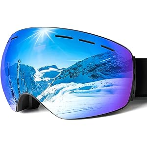 CosyInSofa スキーゴーグル スノーゴーグル スノーボードゴーグル 曇り防止 男女兼用 メガネ対応 耐衝撃 99…