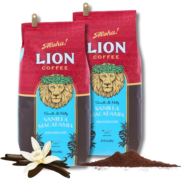 Amazon.co.jp: ライオンコーヒー バニラマカダミア 徳用 24oz Amazon.co.jp: ライオンコーヒー バニラマカダミア 徳用 24oz