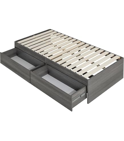 Amazon｜IKEA MALMベッドフレーム、ハイ、2つの収納ボックス付き