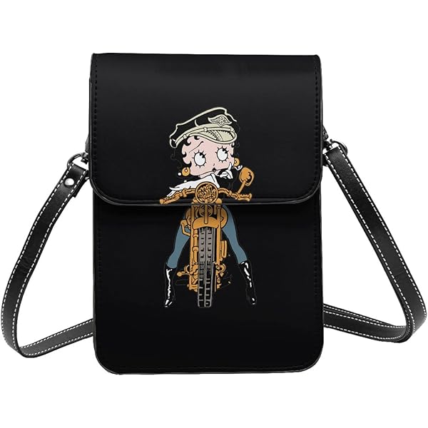 Amazon | ベティちゃん ベティブープ スマホポーチ レディース 本革