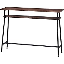 バーテーブル HOMCOM High Top Bar Table, Adjustable Round Kitchen Table