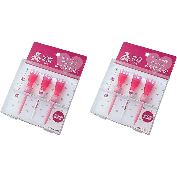 Amazon | Wilson Bearシリーズ ティー（3本入り） WBT-01L アソート