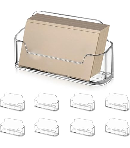 Amazon.co.jp: XINSHEYE アクリル 卓上名刺スタンド (3個入り) 横置き
