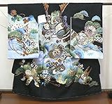 【 現品限り 】 正絹・男児一つ身祝着 金彩兜