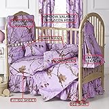 Realtree All Purpose Lavender 7 Pc Baby Crib Set - Gift Set, Save By Bundling! by Realtree