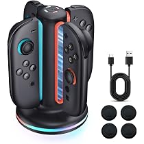 Amazon.co.jp: Switch 2 ジョイコン 充電スタンド 4台同時充電 磁気