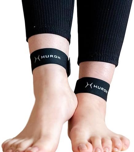 Amazon | ABAND アンクルバンド アバンド 両足用 黒 半透明 S M L