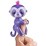 WowWee Fingerlings Interactive Marge フィンガーリング インタラクティブナマケモノパープル
