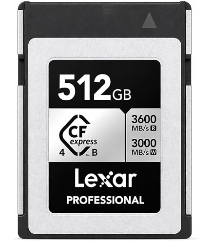 Amazon | Lexar 512GB Professional Silver SE CFexpress Type B