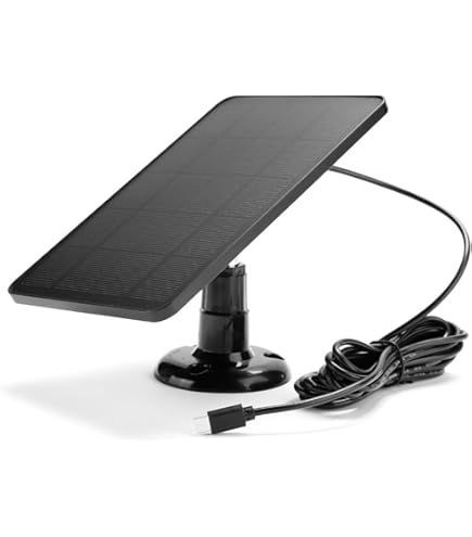 防犯カメラ 充電用ソーラーパネル付き Amazon.co.jp: fangzi 防犯カメラ用ソーラーパネル セキュリティ
