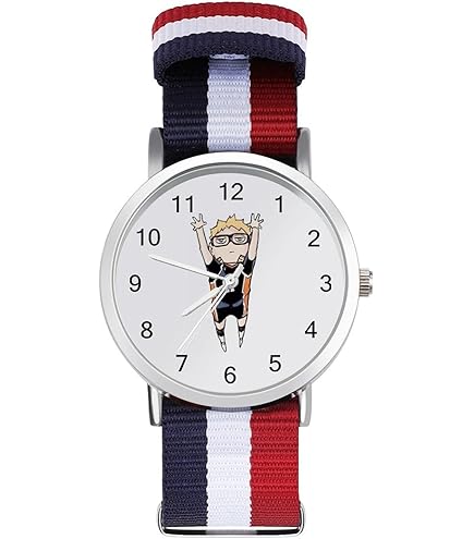 Amazon.co.jp: ハイキュー!! 腕時計 クオーツ時計 フ烏野 音駒