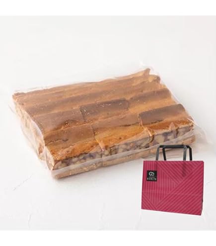 Amazon.co.jp: 鎌倉紅谷 クルミッ子 切り落し 270g× 1袋 & 紙袋付き