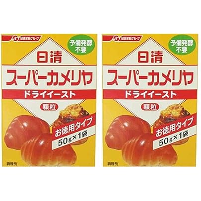 Amazon.co.jp: 日清 スーパーカメリヤ ドライイースト お徳用2個