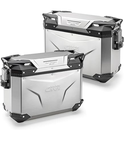 Amazon | GIVI(ジビ) バイク用 サイドケース 各48L アルミ製 TREKKER 