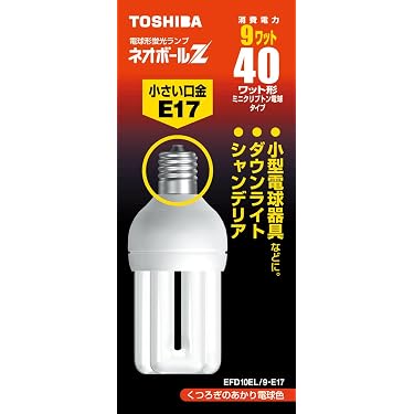 Amazon | TOSHIBA ネオボールZ 40ワット形 ミニクリプトン電球タイプ