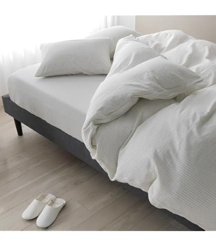 無印良品　掛け布団カバー　麻平織　MUJI 掛け布団カバー 165x210cm 麻平織 掛ふとんカバー・S | 無印良品