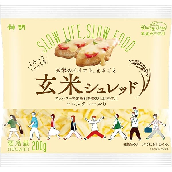 Amazon | [冷蔵] 神明 玄米シュレッド 植物性 200g×6個 プラントベース