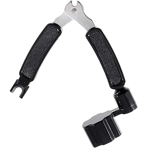 【セイヤインターナショナル】ストリングワインダー アコースティックギター 弦 メンテナンス ( ペグ回し ブリッジピン抜き ニッパー) 便利グッズ