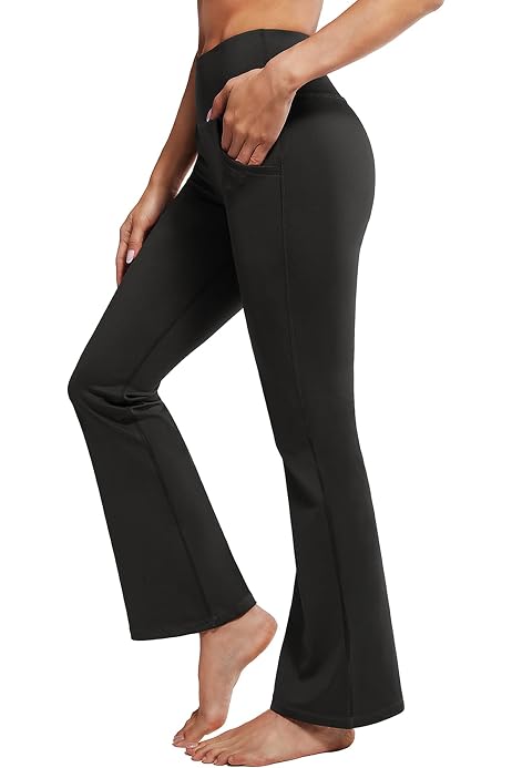 TSLA Womens Bootcut Yoga Pants with 