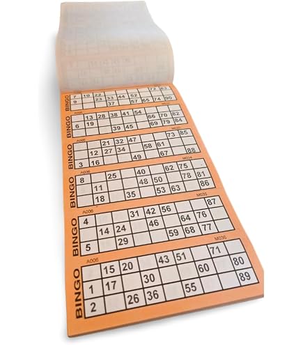 Boletos Bingo Electrónico Compatible Calm Strips Jumbo Mega Jumbo Bingo 750 BOOKS 10 PAGE GAME STRIPS OF 6 TV TICKET SHEET BIG BOLD NUMBERS Jeux De Sociu00e9tu00e9 Tv Bingo Spiel Erwachsene Xxl