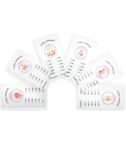 Amazon.co.jp: 【Cookie】 バインダー貯金 Saving リフィル A6サイズ 5