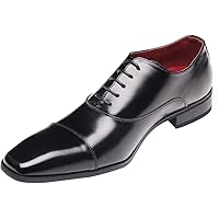 [Adolph] ビジネスシューズ 本革 革靴 メンズ 紳士靴 ZY-1001 （ブラック、ブラウン） 24.5cm-2…