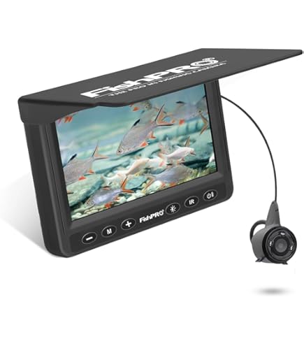 Amazon | AIEK 5インチポータブル監視モニターセット 釣りカメラ 魚群